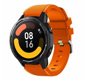 Strap-it Xiaomi Watch S1 siliconen bandje (oranje)