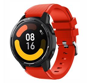 Strap-it Xiaomi Watch S1 siliconen bandje (rood)