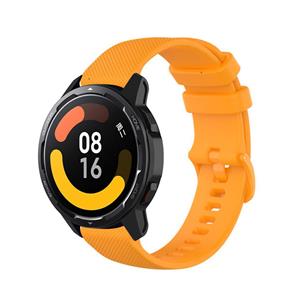 Strap-it Xiaomi Watch S1 luxe siliconen bandje (oranje)