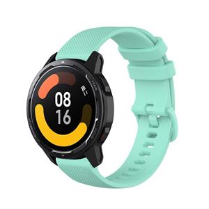 Strap-it Xiaomi Watch S1 luxe siliconen bandje (aqua)