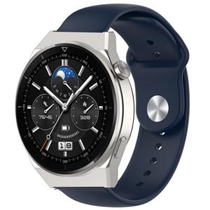 Strap-it Huawei Watch GT 3 Pro 46mm sport band (donkerblauw)