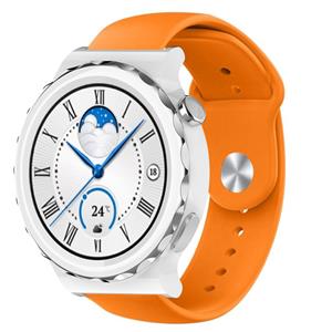 Strap-it Huawei Watch GT 3 Pro 43mm sport band (oranje)
