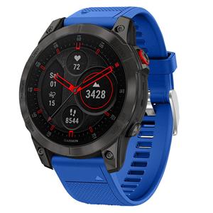 Strap-it Garmin Epix Gen 2 siliconen bandje (blauw)