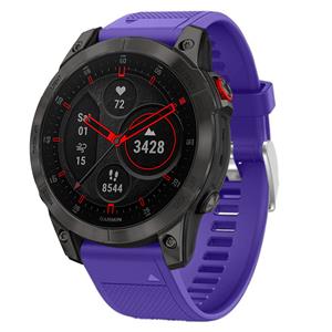 Strap-it Garmin Epix Gen 2 siliconen bandje (paars)