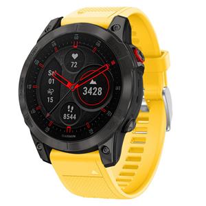 Strap-it Garmin Epix Gen 2 siliconen bandje (geel)