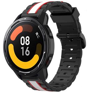 Strap-it Xiaomi Watch S1 Special Edition band (zwart/wit)
