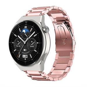Strap-it Huawei Watch GT 3 Pro 46mm stalen band (rosé pink)