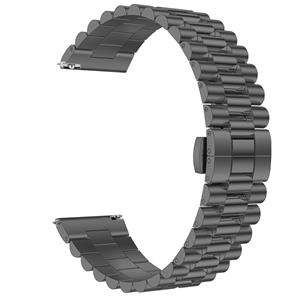 Strap-it Huawei Watch GT 3 Pro 46mm Presidential stalen band (zwart)
