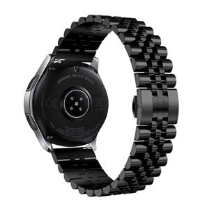 Strap-it Huawei Watch GT 3 Pro 46mm Jubilee stalen band (zwart)