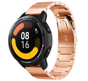 Strap-it Xiaomi Watch S1 metalen bandje (rosé goud)