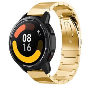 Strap-it Xiaomi Watch S1 metalen bandje (goud)