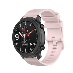 Strap-it Xiaomi Amazfit GTR Luxe Siliconen bandje (roze)