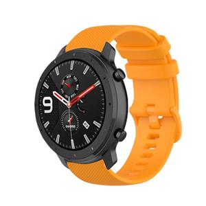 Strap-it Xiaomi Amazfit GTR Luxe Siliconen bandje (oranje)