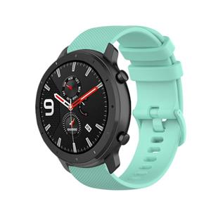 Strap-it Xiaomi Amazfit GTR Luxe Siliconen bandje (Aqua)