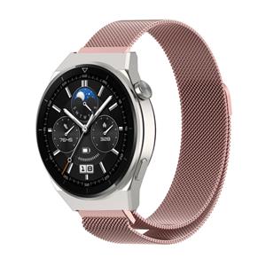 Strap-it Huawei Watch GT 3 Pro 46mm Milanese band (roze)