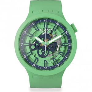 Swatch MAY DROPS Fresh Squeeze Unisexuhr in Grün SB01G101