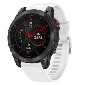 Strap-it Garmin Epix Gen 2 siliconen bandje (wit)