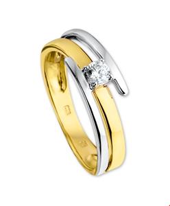 Tft Ring Zirkonia Bicolor Goud