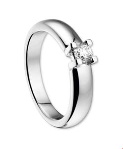 Tft Ring Diamant 0.25ct H SI Witgoud