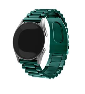 Strap-it Samsung Galaxy Watch Active stalen band (groen)