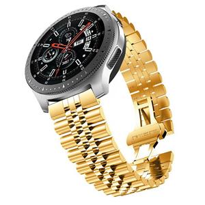 Strap-it Huawei Watch GT 3 46mm Jubilee stalen band (goud)