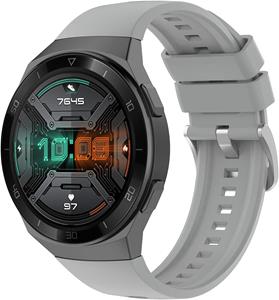 Strap-it Huawei Watch GT 2e siliconen bandje (grijs)