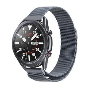 Strap-it Samsung Galaxy Watch 3 Milanese band 45mm (space grey)