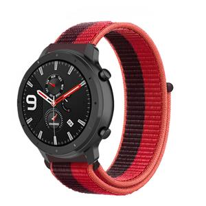 Strap-it Xiaomi Amazfit GTR nylon band (cherry magenta)