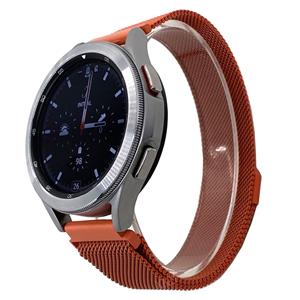 Strap-it Samsung Galaxy Watch 4 - 40mm Milanese band (oranje)