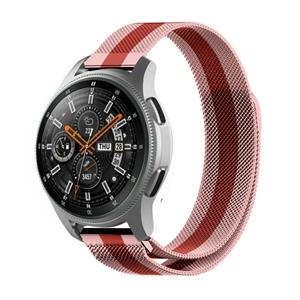 Strap-it Samsung Galaxy Watch Milanese band 46mm (rood/roze)