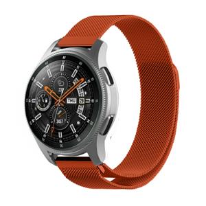 Strap-it Samsung Galaxy Watch Milanese band 46mm (oranje)