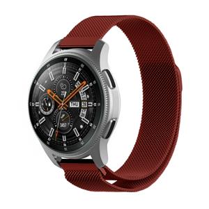 Strap-it Samsung Galaxy Watch Milanese band 46mm (rood)