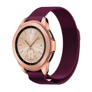 Strap-it Samsung Galaxy Watch Milanese band 42mm (paars)