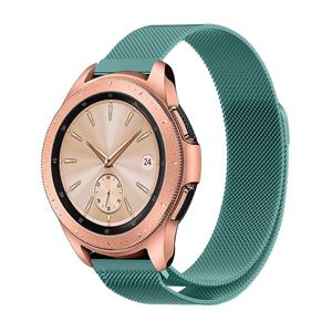 Strap-it Samsung Galaxy Watch Milanese band 42mm (groen)