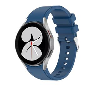 Strap-it Samsung Galaxy Watch 5 Pro - 46mm siliconen band (donkerblauw)