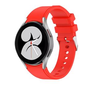 Strap-it Samsung Galaxy Watch 5 - 40mm siliconen band (knalrood)