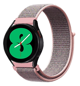 Strap-it Samsung Galaxy Watch 5 - 40mm nylon band (pink sand)