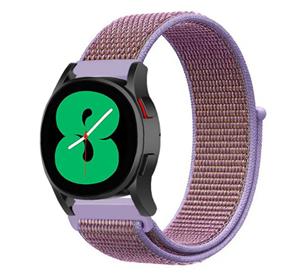 Strap-it Samsung Galaxy Watch 5 Pro nylon band (lila)