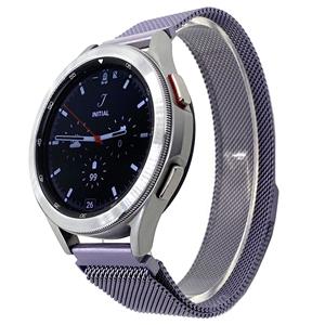 Strap-it Samsung Galaxy Watch 5 Pro - 46mm Milanese band (lichtpaars)