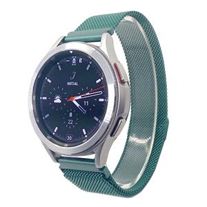 Strap-it Samsung Galaxy Watch 5 Pro - 46mm Milanese band (groen)