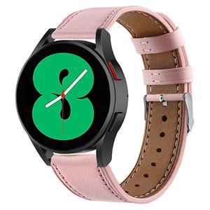Strap-it Samsung Galaxy Watch 5 - 40mm leren bandje (roze)