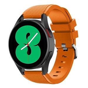 Strap-it Samsung Galaxy Watch 5 - 44mm siliconen bandje (oranje)