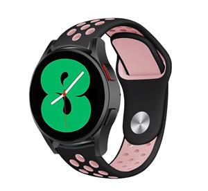 Strap-it Samsung Galaxy Watch 5 - 40mm sport band (zwart/roze)