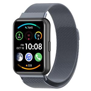 Strap-it Huawei Watch Fit 2 Milanese band (space grey)