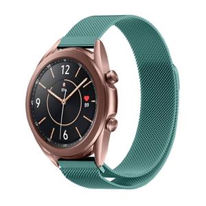 Strap-it Samsung Galaxy Watch 3 Milanese band 41mm (groen)