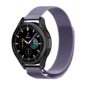 Strap-it Samsung Galaxy Watch 4 Classic 46mm Milanese band (lichtpaars)