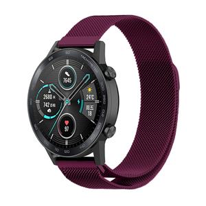 Strap-it Honor Magic Watch 2 Milanese band (paars)
