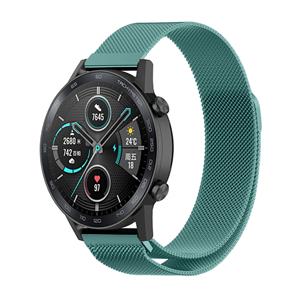 Strap-it Honor Magic Watch 2 Milanese band (groen)
