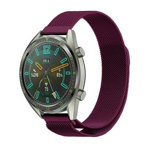 Strap-it Huawei Watch GT Milanese band (paars)