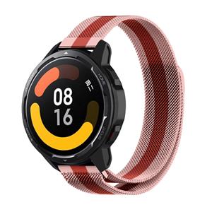 Strap-it Xiaomi Watch S1 Milanese band (rood/roze)